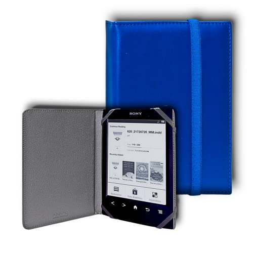 ANVAL Funda para EBOOK Sony PRS T2 Color Azul