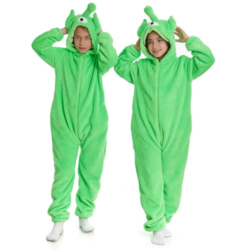 HSCTEK Alien Onesie Costume Kid Pajamas Pjs Cosplay Funny Clothes Children 14