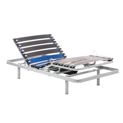 Geriafy - Cama Articulada Eléctrica Home Silver | 90x190 cm...