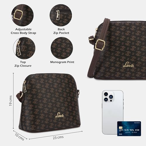 Image of Lavie Women's Marma Crossbody Sling Bag | Ladies Purse Handbag | Gift for Women