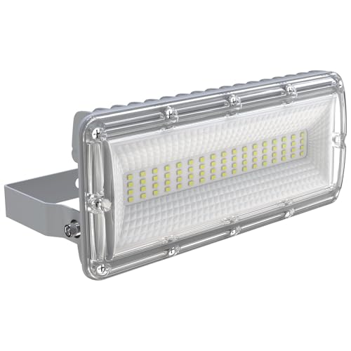 SUFUYA LED Strahler Außen 50W 7000LM, 6500K Kaltweiß Superhell LED Fluter Außen, IP67 Wasserdicht außenstrahler Verstellbarer 180°Scheinwerfer...