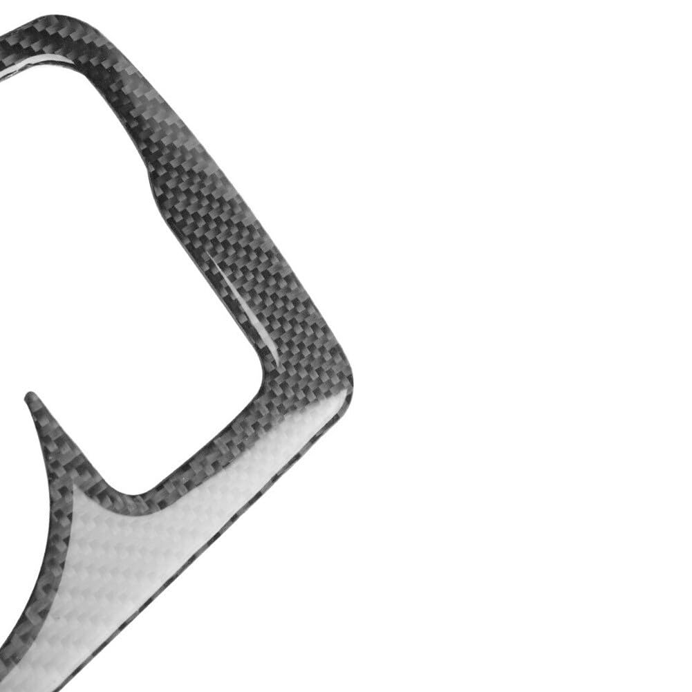 ReachMall Pannello porta bicchieri in di carbonio per for nissan 370Z 2009-2020, resistente all'usura, accessorio decorativo per interni auto, 3 pezzi