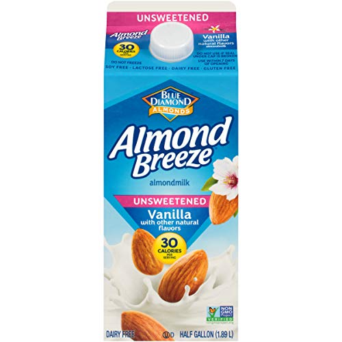 Almond Breeze Blue Diamond, Almond milk, Lactose free, Vanila, 64 Oz