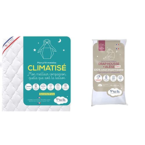 Matelas bébé 60x120 cm climatisé pour des nuits douces été comme hiver