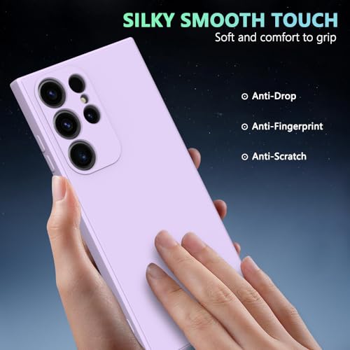 Image of for Samsung Galaxy S23 Ultra Case Purple, Scratch Resistant with Soft Touch, Slim Thin Phone Cover for Samsung Galaxy S23 Ultra