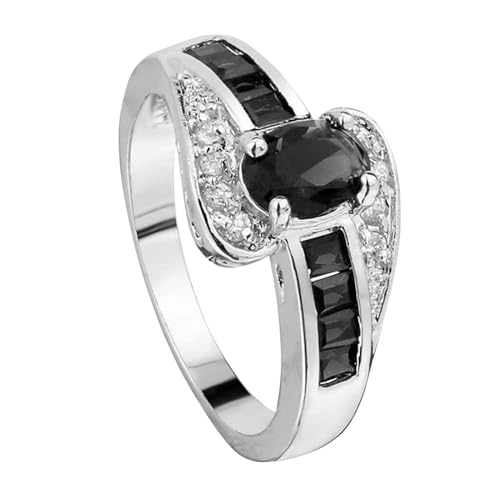 Aligante Piercings Anillos Regalo del día de la madre anillo de plata para mujer anillo de nacimiento anillo de compromiso para mujer anillo de promesa de boda Anillo Suministros Joyería, 13, Aluminio