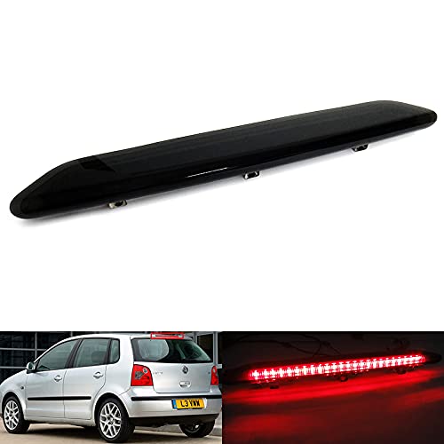 Troisième feu de stop LED Polo MK4 lentille noire pour rouler en ville en toute sécurité