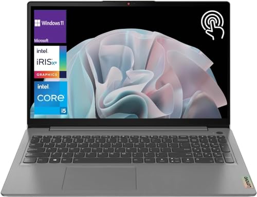 Image of Lenovo Ideapad 3i 15.6 inch FHD Touchscreen Laptop, 11th Gen Intel Core i5-1135G7 Quad-Cores Processor, 16GB RAM 512GB PCIe SSD, HDMI, Webcam, Bluetooth, Wi-Fi 6, Windows 11 Home in S Mode, Grey