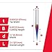 Amana Tool Spektra Extreme Tool Life Coated Solid Carbide Signmaking and Engraving Router Bit, 45611-K, 15 Degree Engraving 0.005 Tip Width x 1/4 Shank x 2-1/4 Inch Long