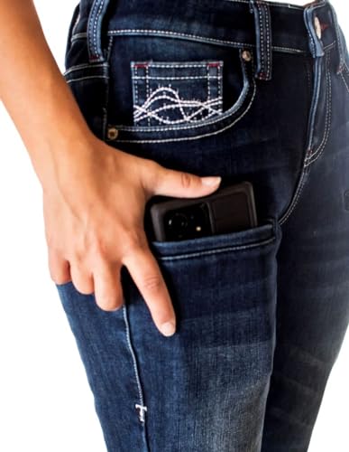 Cowgirl Tuff Women's Double Down Flannel Jeans & Cooling Towel Bundle4