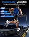 Cardirun Laufband für Zuhause Klappbar mit 15% Automatische Steigung, 4.5PS Leise Treadmill, 135 × 50cm Große Lauffläche, 12 HIIT Programme & Fitness App, 180° LED Drehbarer Schreibtisch, 227 KG