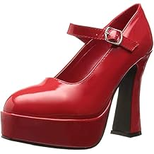 Ellie Shoes Womens 557-Eden Platform Sandal, Red, 14 M US
