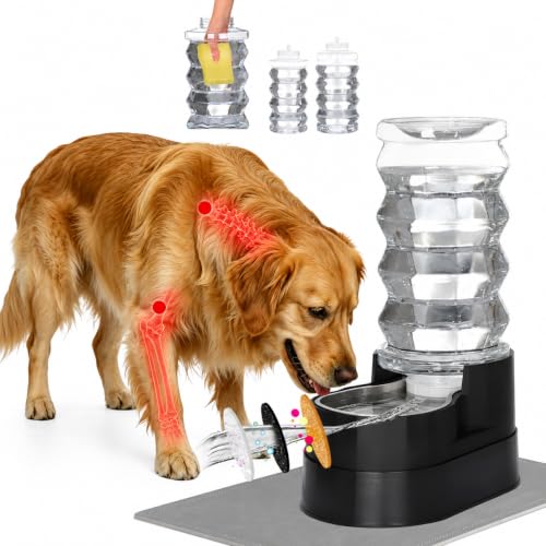 RIZZARI 8L Elevated Pet Water Dispenser – Stainless Steel Gravity Waterer