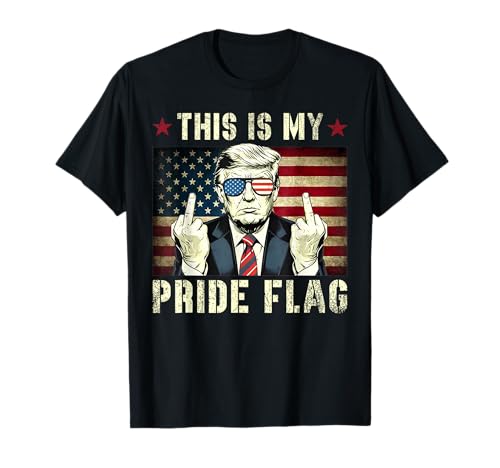 This Is My Pride Flag USA American Patriotic T-Shirt