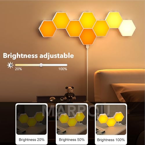 Image of Hexagon LED Light Panels - Expansion Pack (2 Panels), Add-On Panel Only - No Adapter & App Controller, Compatible with Starter Kit