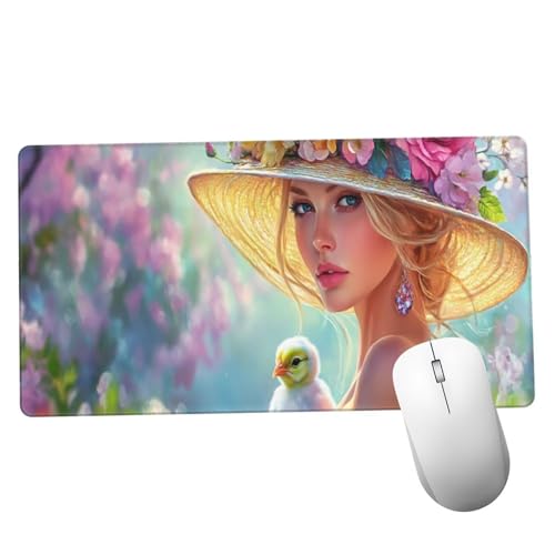 Color Alfombrilla Ratón 1400x600x3mm Alfombrilla Raton XXL con Base de Goma Antideslizante,Accesorios Gaming Princesa,Ordenador Gamer Regalos,Mouse Pad Gaming Mejora La Precisión Y La Velocida Y1080