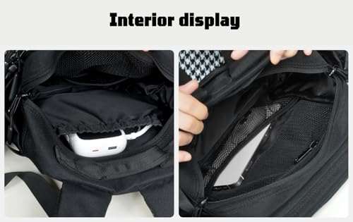 Image of 9L Mini Backpack for Men and Women, Small Backpack for Gym Hiking Travel Sports Running (Black)