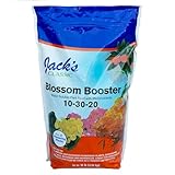 Jack's Classic 10-30-20 Blossom Booster Water-Soluble Fertilizer with Micronutrients for Increasing Color and Quantity of Blooms in Flowering Plants, 10lbs
