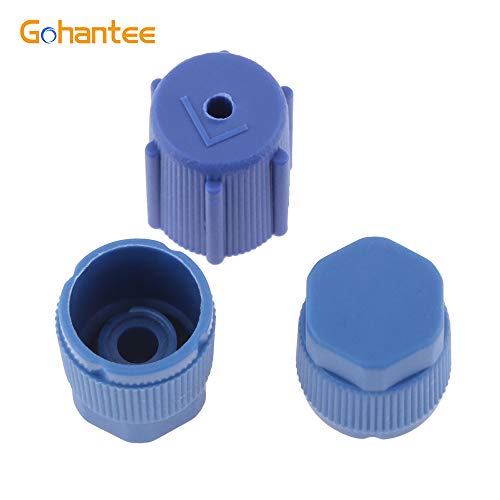 gohantee 17Pcs Air Conditioning Valve Core Kit Schrader Valve Cores Accessories A/C R12 R134a Refrigeration Valve Stem Core Rmover Tool HVAC System Seal Caps Kit - Thumbnail 5