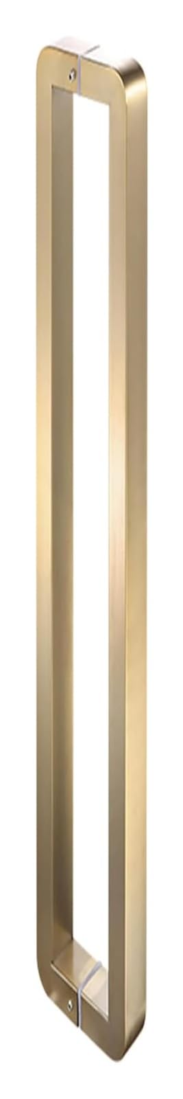 CWCQGH Push Pull Door Handle, Sliding Barn Door Handles, Thickened Stainless Steel Door Pulls for Metal Door Glass Door Tempered Door Wooden Door, Modern and Simple,Gold#2-Length 42.5cm(16.7in)