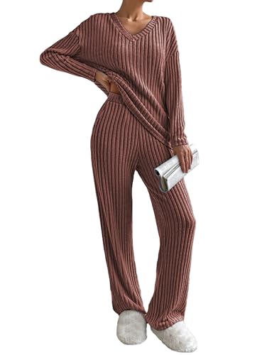 Pijama de mujer para ropa de descanso y días de relax en casa con trajes de ocio de 2 piezas
