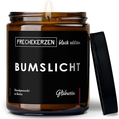 Lustige Duftkerze mit Spruch für Partner | Handgemacht aus Sojawachs | In Geschenkbox | Valentinstag Geburtstagsgeschenk | Ehe Mann Freund Frau Freundin Verlobte Jahrestag |Glühwein