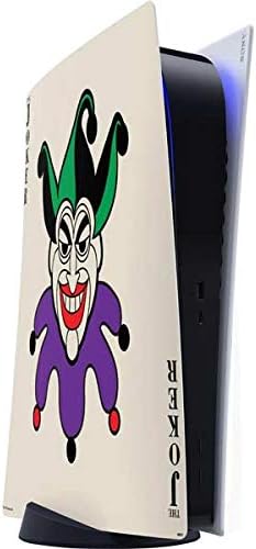 Skinit Decal Gaming Skin Compatible with PS5 Digital Edition Console - Officially Licensed The Dark Knight Why So Serious Design