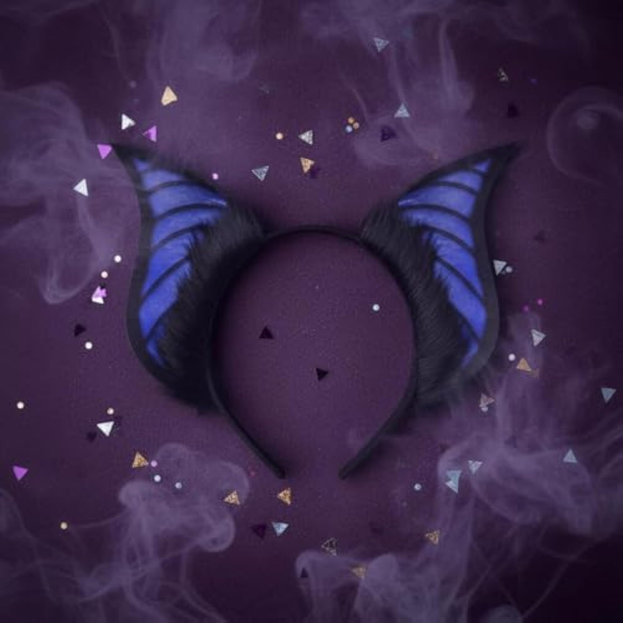 Nocturnal Wing Ear Headband, Gothic Style