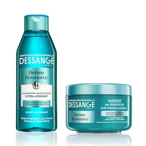 Pour Cheveux Déshydratés DESSANGE Coffret Shampoing Masque Niacinamide
