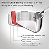 Duxtop Whole-Clad Tri-Ply Stainless Steel Saucepan with Lid, 3 Quart, Kitchen Induction Cookware #1