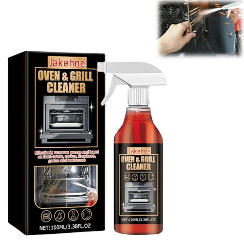 Jakehoe Oven and Grill Cleaner 2026 New Oven and Grill Cleaner Spray For Oven and Grill Cleaning Spray Stainless Steel Cleaner & Degreaser Multiple Uses (1)