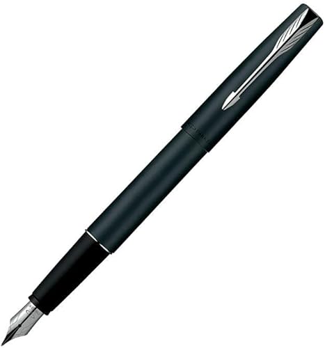Parker Pluma estilográfica Frontier negro mate