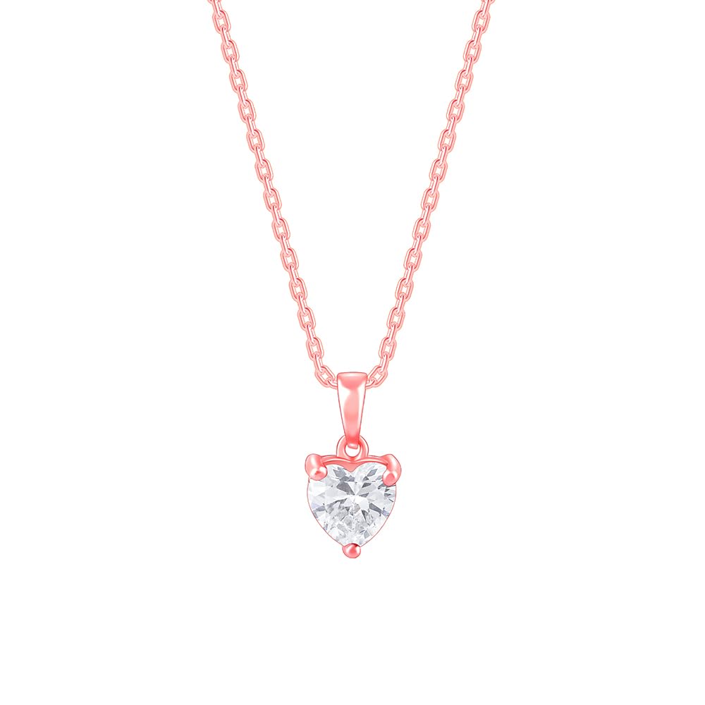 GIVA 925 Silver Rose Gold Solitaire Heart Pendant With Link Chain| Gifts for Girlfriend, Gifts for Women and Girls |With Certificate of Authenticity and 925 Stamp | 6 Month Warranty* (B09RWWLCWG) Amazon Price History, Amazon Price Tracker