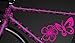 HR-WERBEDESIGN 24 pezzi adesivi per bicicletta: ibisco, fiori e farfalle