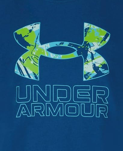 Image of Under Armour Boys Short Sleeve Core Graphic T-Shirt, Lightweight & Breathable, Relaxed Fit
