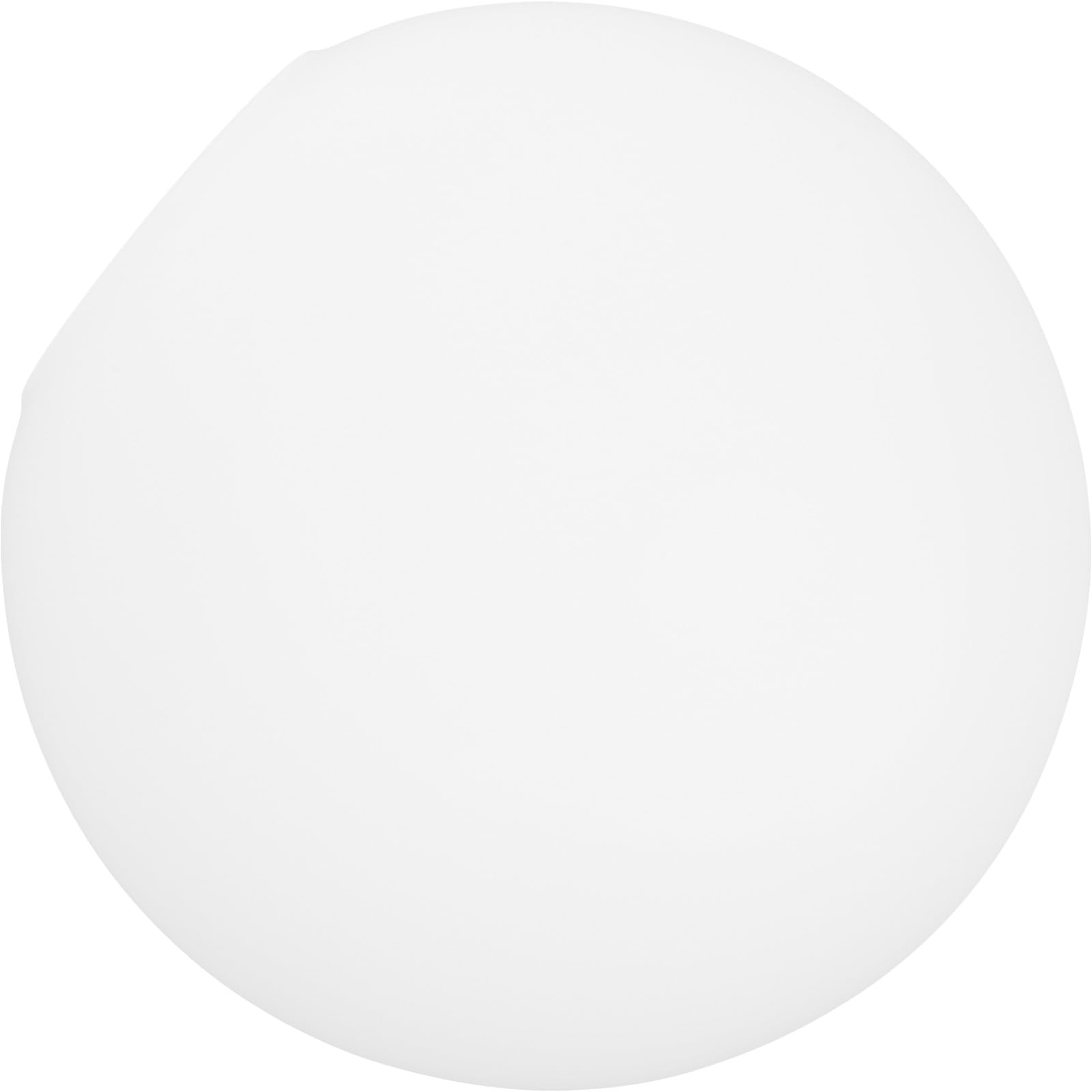 GANAZONO Glaskugel Lampenschirm Ersatz 20cm Kugelförmig mit 7cm Öffnung aus Milchigem Glas für Flur und Deckenleuchten Geeignet Montagefreundlich