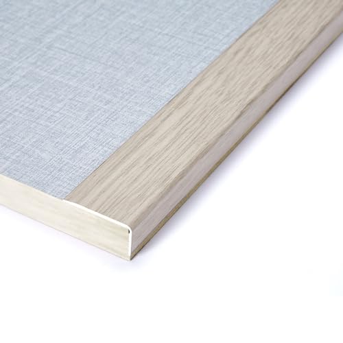 Nez de marche antidérapant aluminium blanc pour sol stratifié
