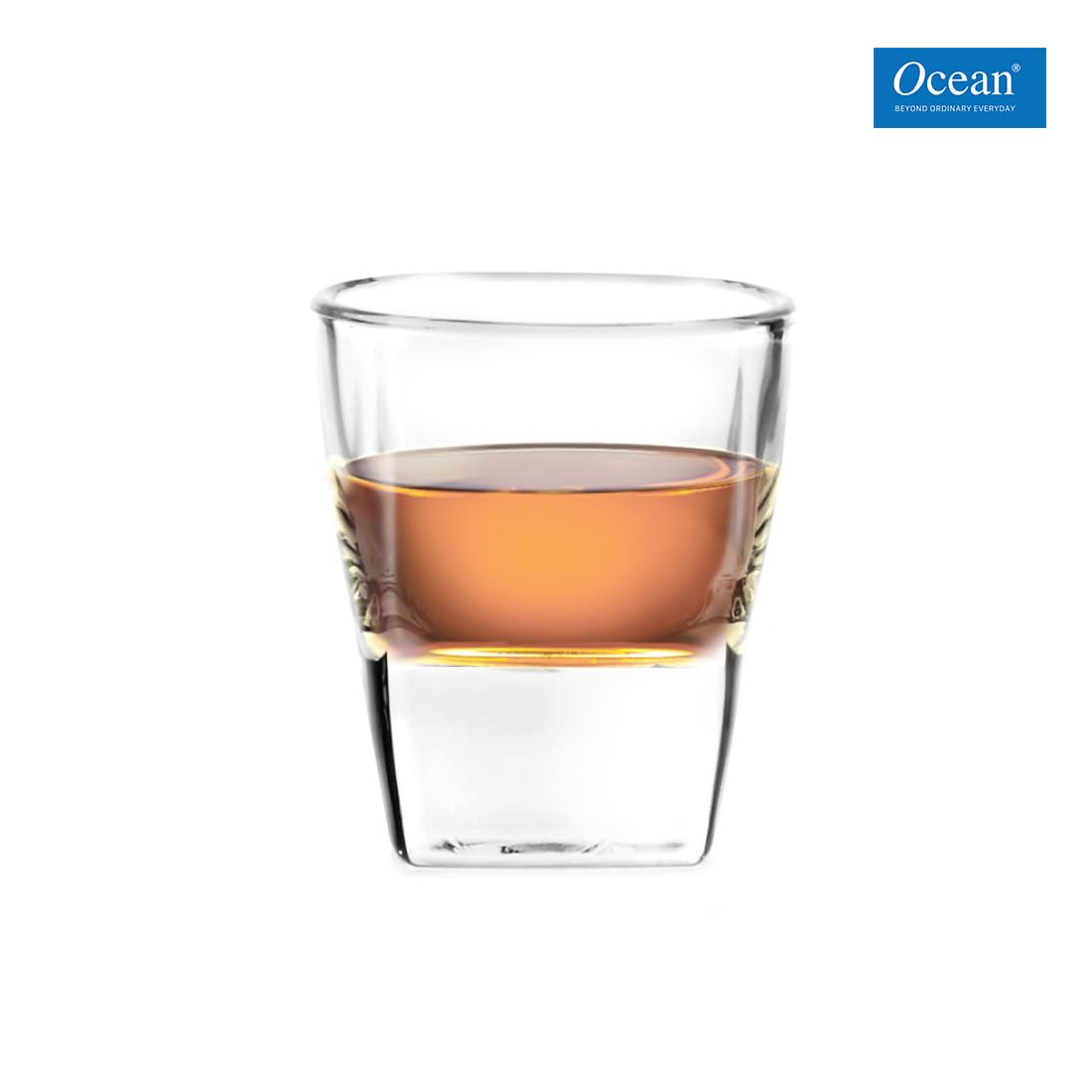 Ocean Plaza Shot Glass Set (55 ml, Pack of 12) | Transparent, Stylish & Durable Glassware Ideal for Serving Shots, Spirits & Other Beverages | Perfect for Home, Parties & Bar uses | Dishwasher Safe. - Image 4 thumbnail