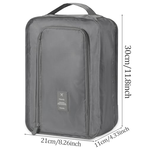 Bolsas Zapatos Viaje Portátil con Cremallera,4 Piezas Bolsas Zapatos Almacenaje con Compartimentos,Maleta Zapatos Viaje para Viajes o Almacenamiento en Casa Ropa y Cosméticos Organizador - imagen 3