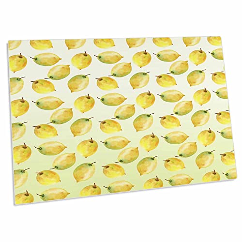 3dRose PS Chic - Picturing Delicious Yellow Lemons Ombre - Pad de Escritorio