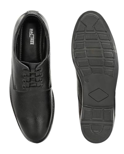 Image of Massari Genuine Leather Derby Lace Up |Formal Shoes for Men for Office | TPR Sole