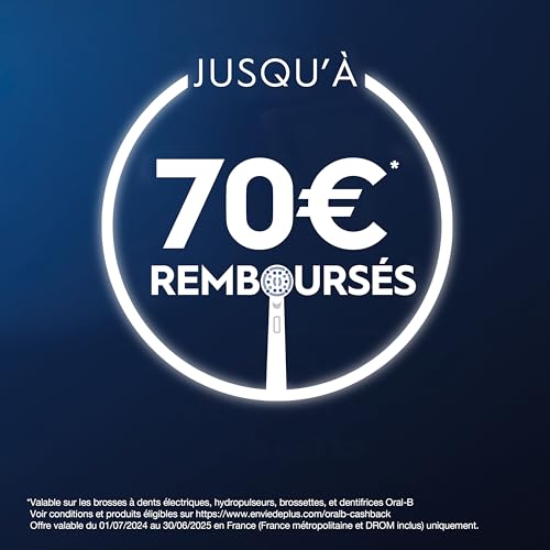 Oral-B Pro Sensitive Clean Electric Toothbrush Head, X-Shaped & Extra Soft Bristles for Gentle Brushing & Plaque Removal, Pack of 10 Toothbrush Heads, Suitable for Mailbox, White