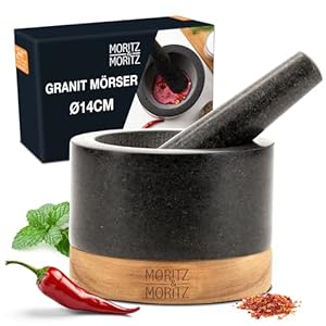 Moritz & Moritz Granite Mortar and Pestle Set