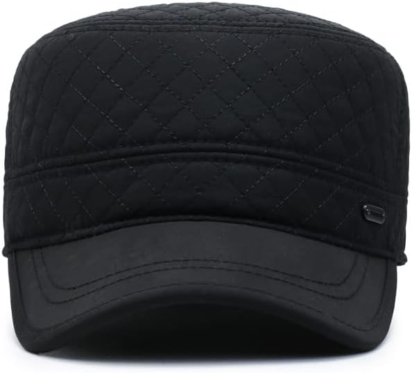FASHIXD Winter Hats with Earflaps for Men Military Cadet Hat Baseball Cap Hunting Trapper Hat for Cold Weather - Image 3