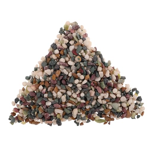Toddmomy Elegant Aquarium Decor Small River Rocks Fish Tank Gravel 3-6mm Pebble Substrate Vase Filler