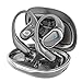 TRAUSI Open Ear Headphones, Bluetooth Ear Buds 5.3 Wireless Earbuds with LED Digital Display 50Hrs Playtime, Stereo Sound for Sports Workouts, Gray