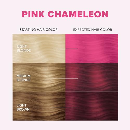 Splat | Complete Kit | Hair Dye | Semi-Permanent | Long Lasting | Vegan and Cruelty-Free (Pink Chameleon)