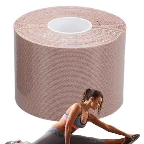 Magic Tape Pancia – Nastro adesivo per migliorare la figura, in nylon, fascia leggera per ridurre il grasso, corpetto addominale, avvolgimento stomaco flessibile, magico per vita, cosce, 3,15 x 3,,