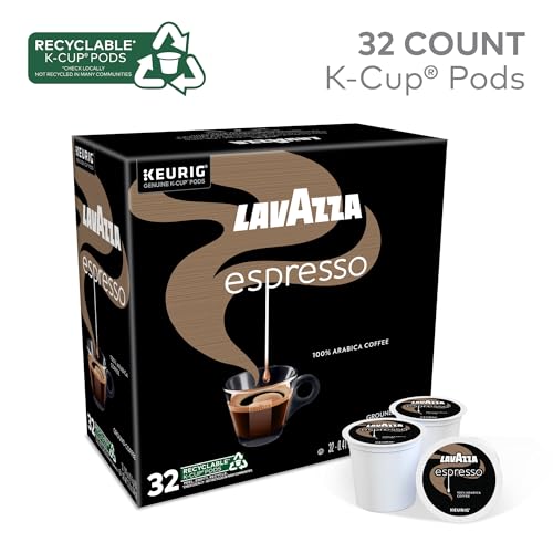 Image of Lavazza Espresso, Single-Serve Keurig K-Cup Pods, Medium Roast Coffee, 32-Count Box