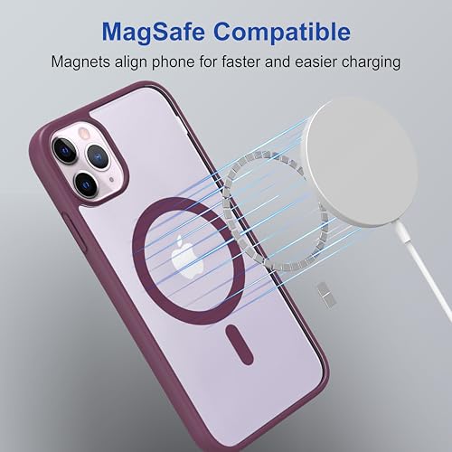 Image of Zapcase Back Case Cover for iPhone 11 Pro Max | Compatible for iPhone 11 Pro Max Back Cover | Scratch-Resistant Back Cover | Wine Red